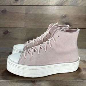 converse all star modern lift womens size 9.5 shoes pink chunky platform sneaker